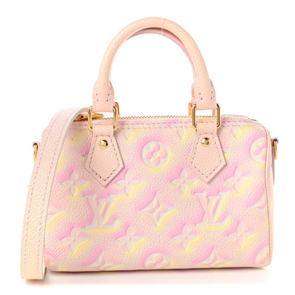 Louis Vuitton Empreinte Monogram Summer Stardust Nano Speedy Pink 1 of 10
