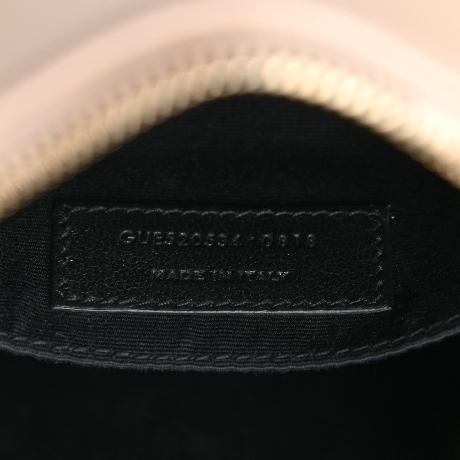 Saint Laurent Calfskin Matelasse Monogram Lou Camera Bag Nude Powder 7 of 13