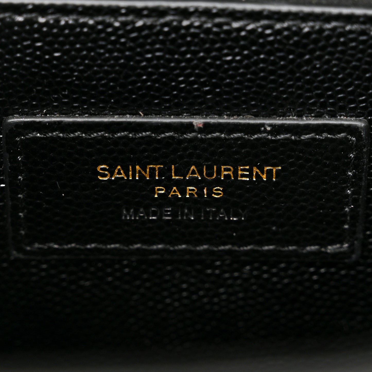 SAINT LAURENT Grain De Poudre Medium Classic Monogram Kate Satchel Black