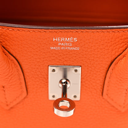 Hermes Togo Birkin 25 Orange Minium 6 of 12