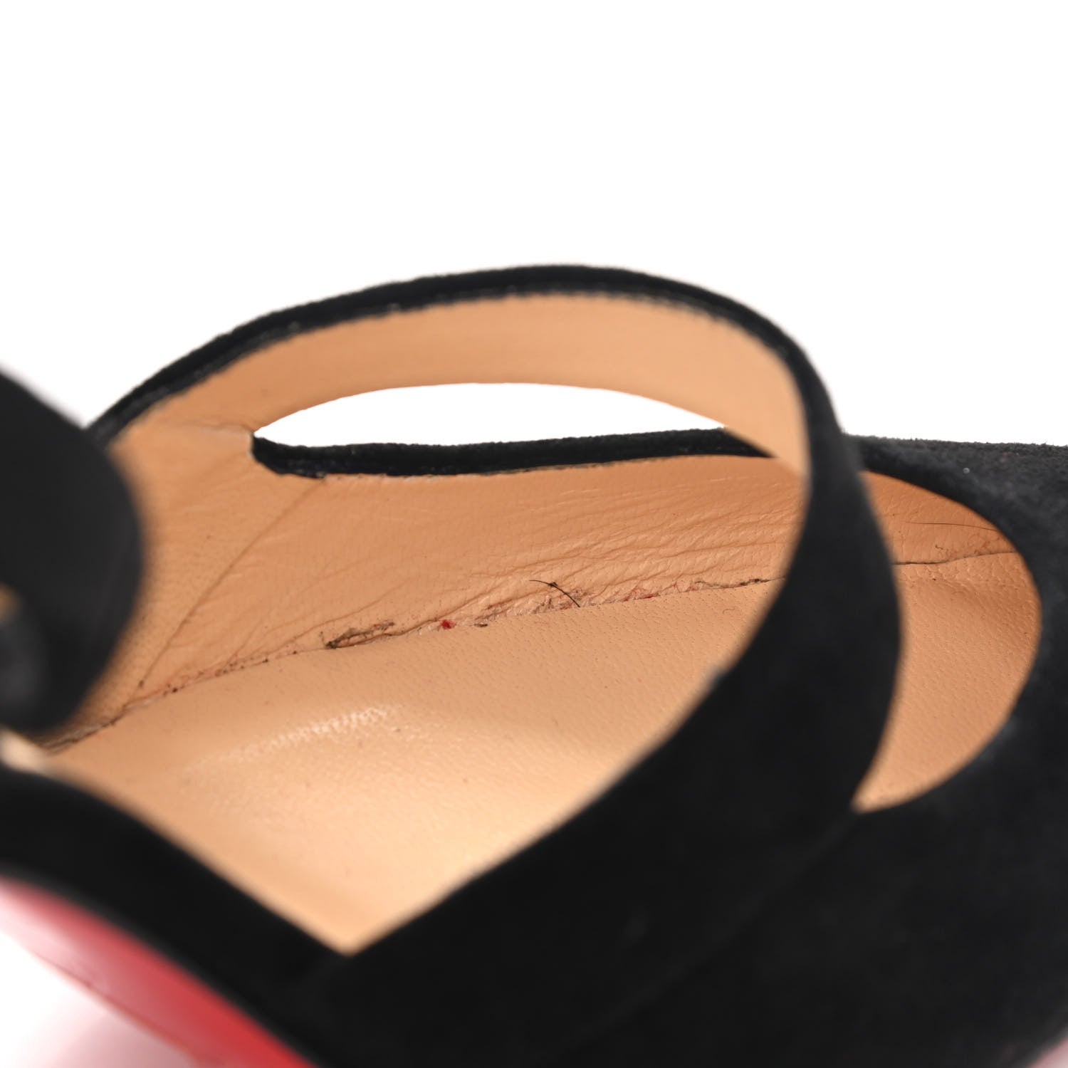 Christian Louboutin Veau Velour Actina 85 Pumps 37 Black 8 of 11
