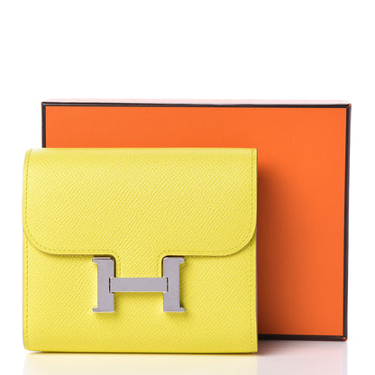 Hermes Epsom Constance Short Wallet Soufre 9 of 9