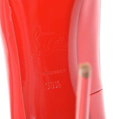 Christian Louboutin Patent New Very Prive 120 Pumps 36.5 Corail 6 of 7