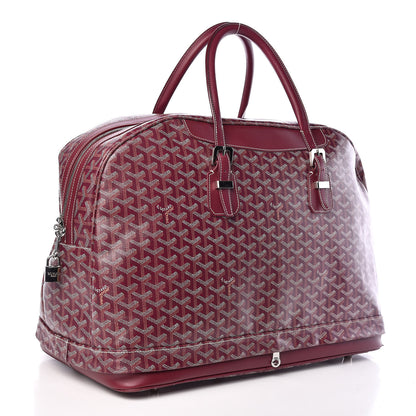 Goyard Goyardine Hotel Du Parc Briefcase Burgundy 3 of 9