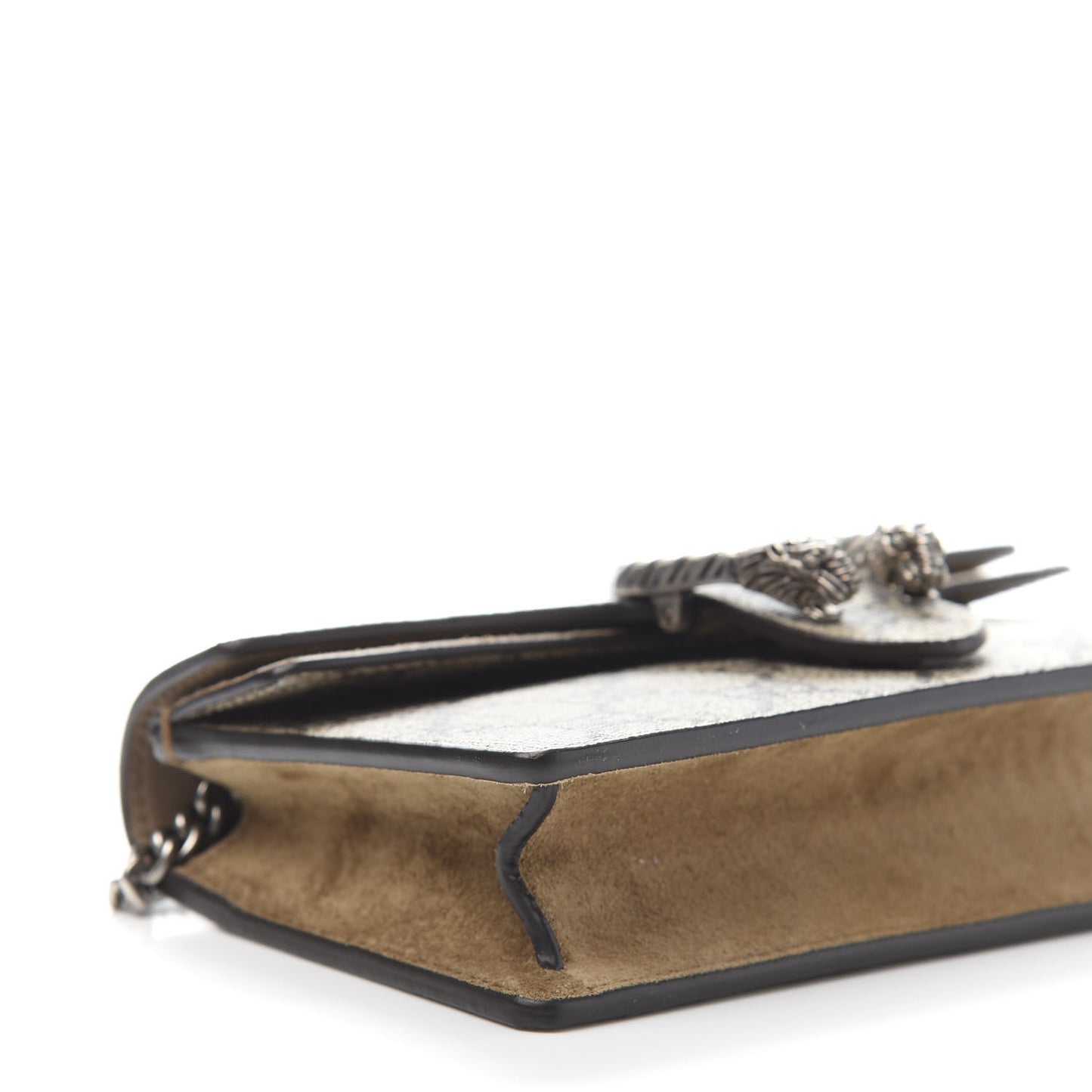 GG Supreme Monogram Super Mini Dionysus Shoulder Bag Taupe