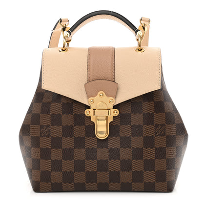 Louis Vuitton Damier Ebene Clapton Backpack Creme 1 of 11
