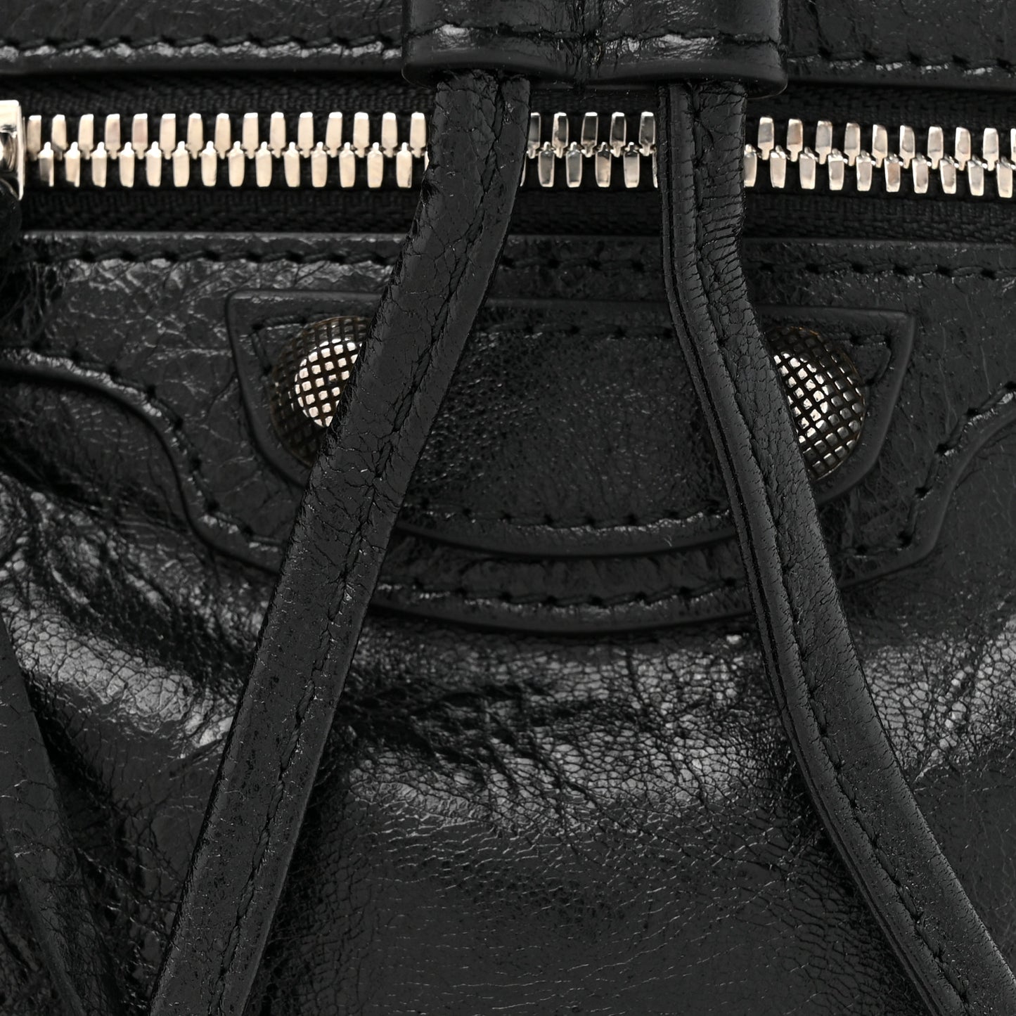 Agneau Arena Le Cagole Bucket Bag XS Black