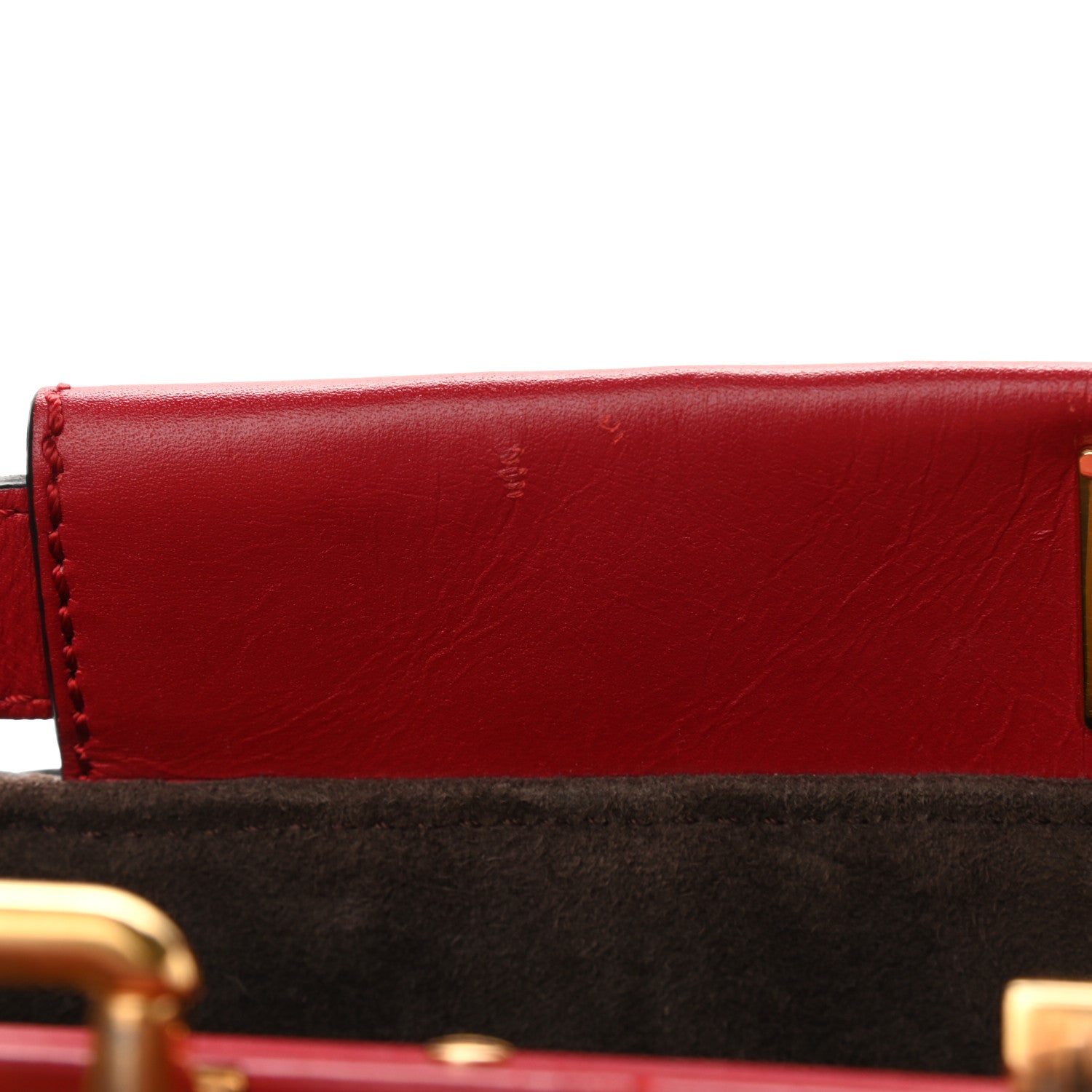Fendi Vitello Morgan Fabric Jacquard Pequin Medium Peekaboo Iconic Satchel Mattone Tobacco Black 11 of 15