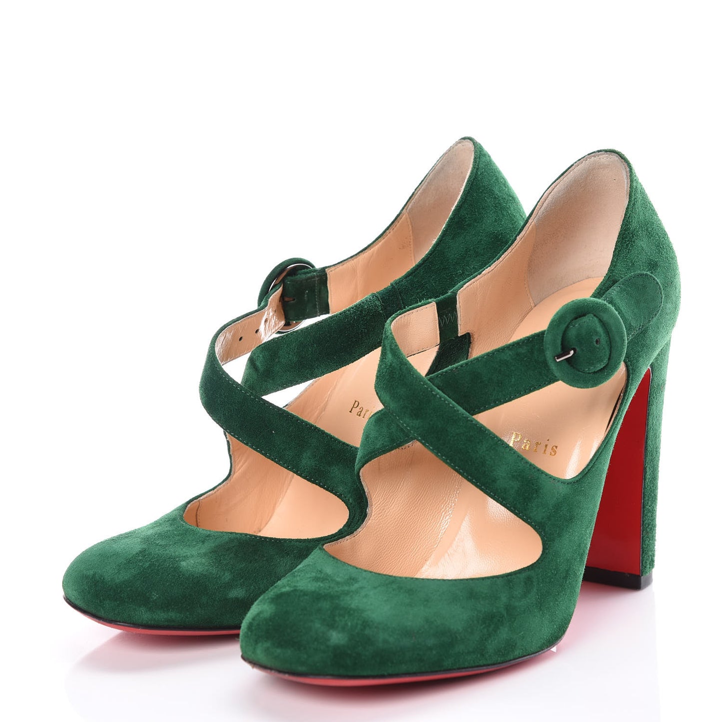 Suede Miss Ellen 100 Pumps 38.5 Green