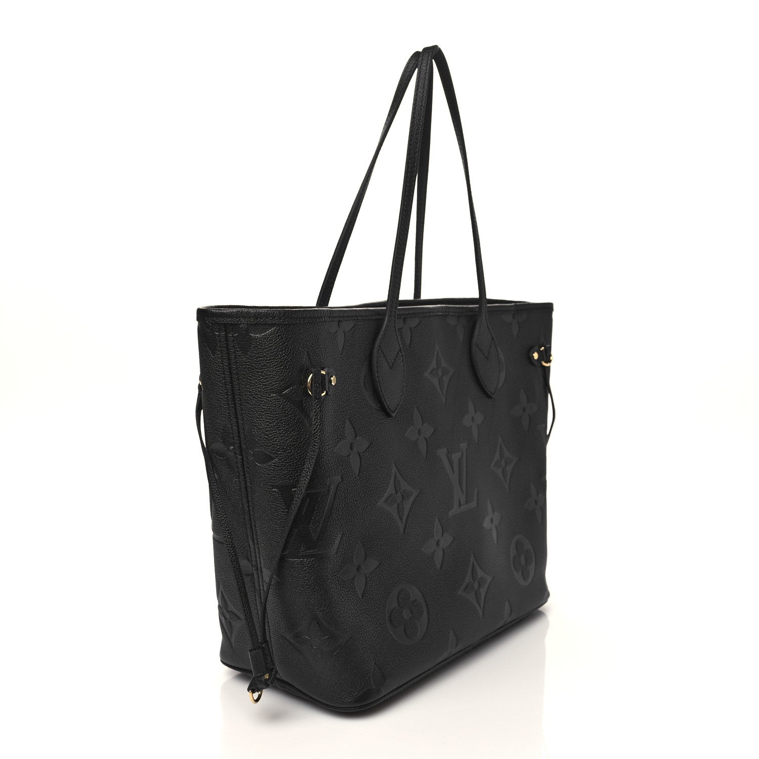 Louis Vuitton Empreinte Monogram Giant Neverfull MM Black 4 of 7