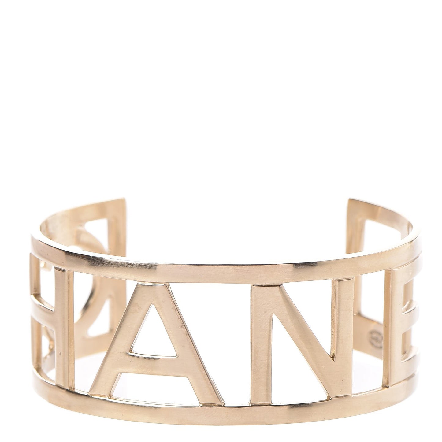 Metal Logo Cuff Gold