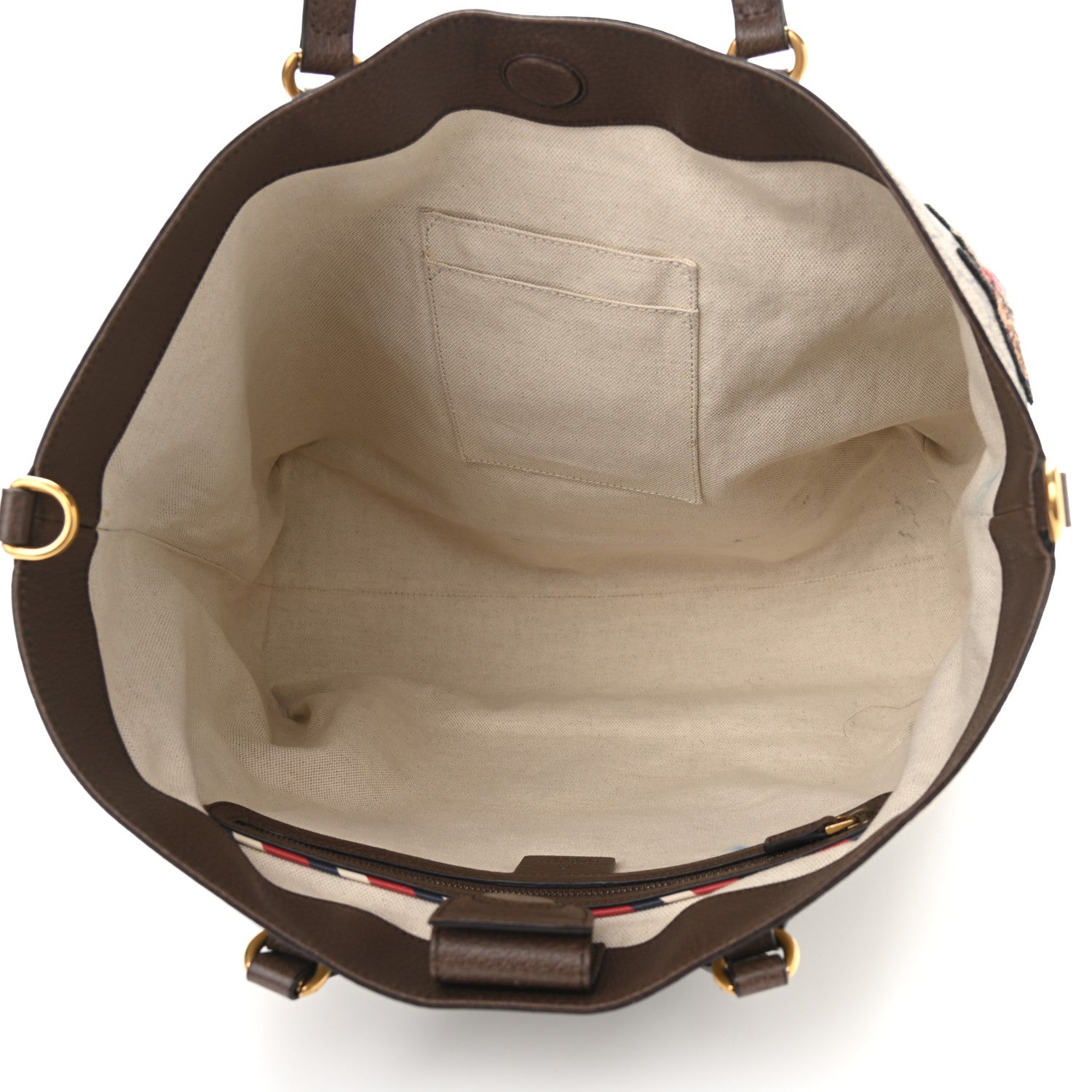 Gucci Soft GG Supreme Monogram Courrier Medium Crossbody Tote Beige New Acero 5 of 13