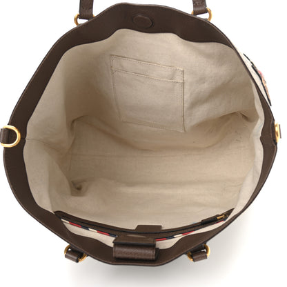 Gucci Soft GG Supreme Monogram Courrier Medium Crossbody Tote Beige New Acero 5 of 13