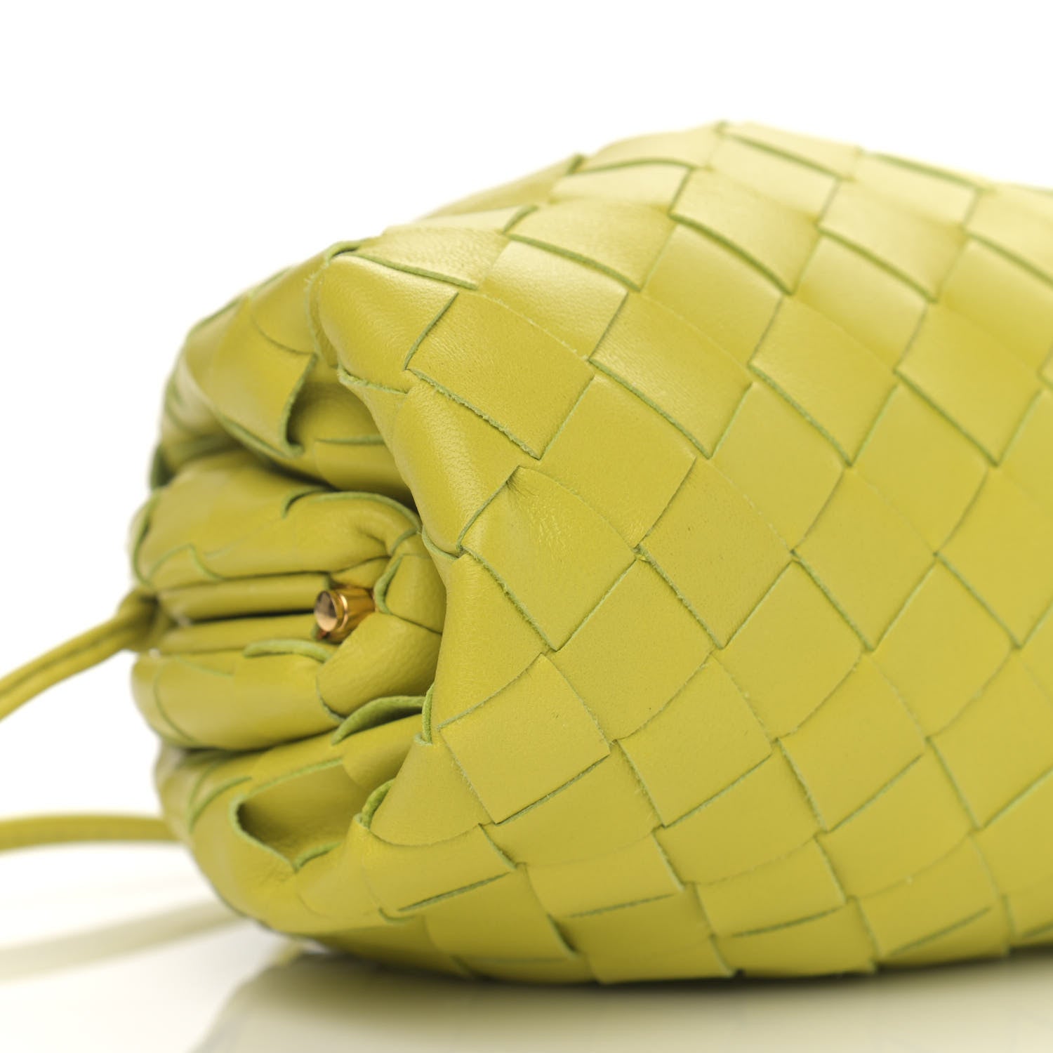 Bottega Veneta Nappa Intrecciato The Mini Pouch Kiwi 9 of 10