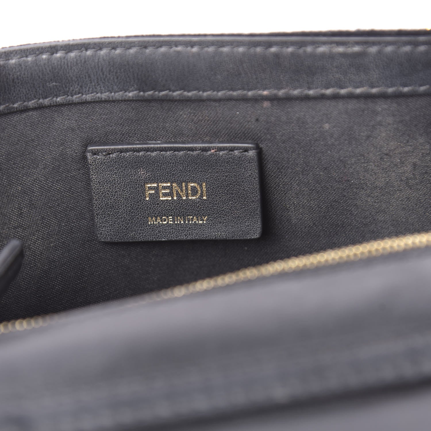 Fendi Velvet F is Wallet on Chain Black 8 of 13