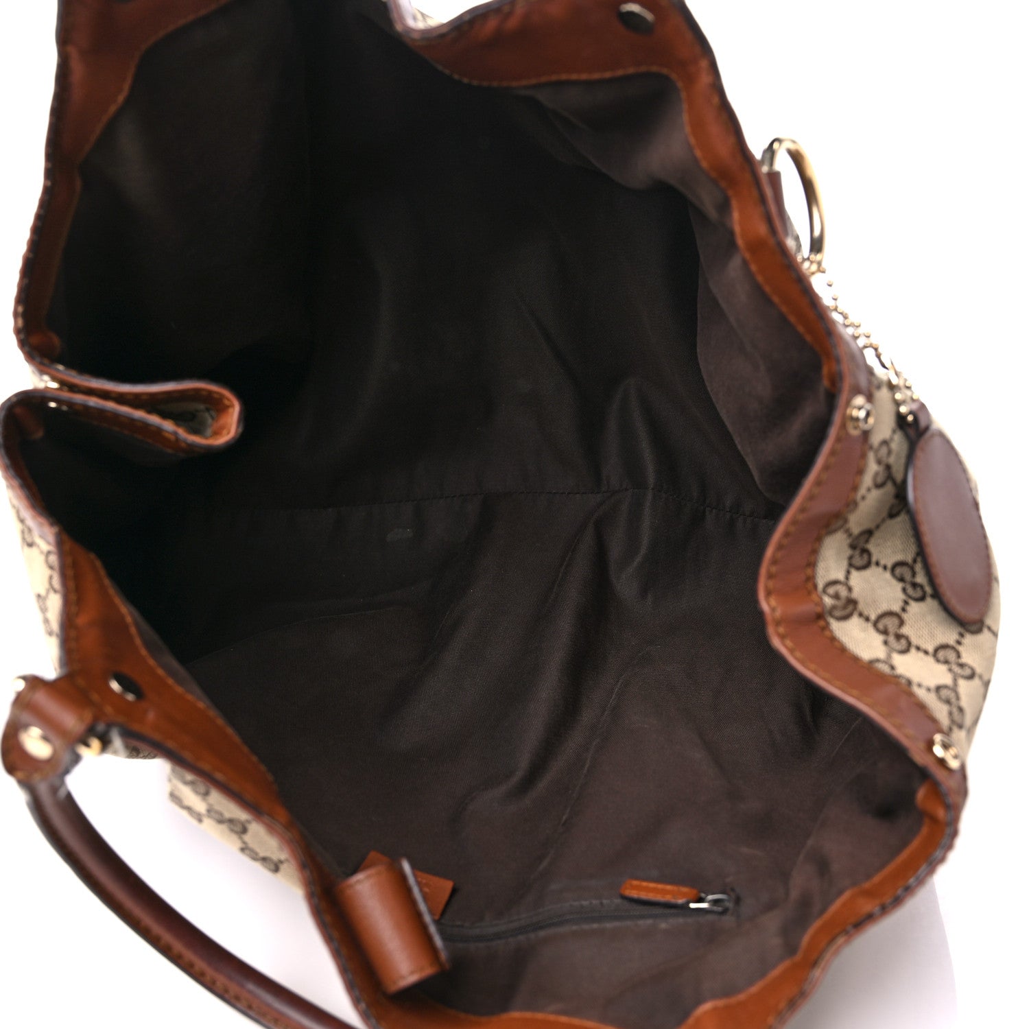 Gucci Monogram Large Sukey Tote Brown 5 of 18