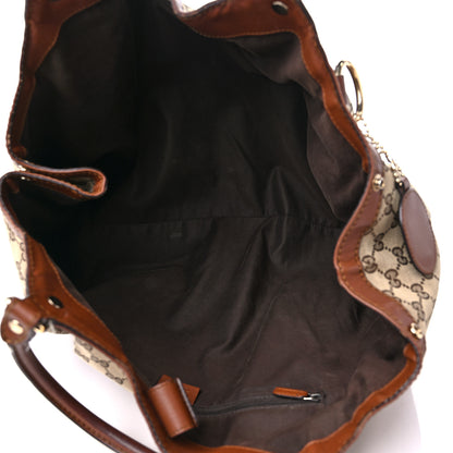 Gucci Monogram Large Sukey Tote Brown 5 of 18