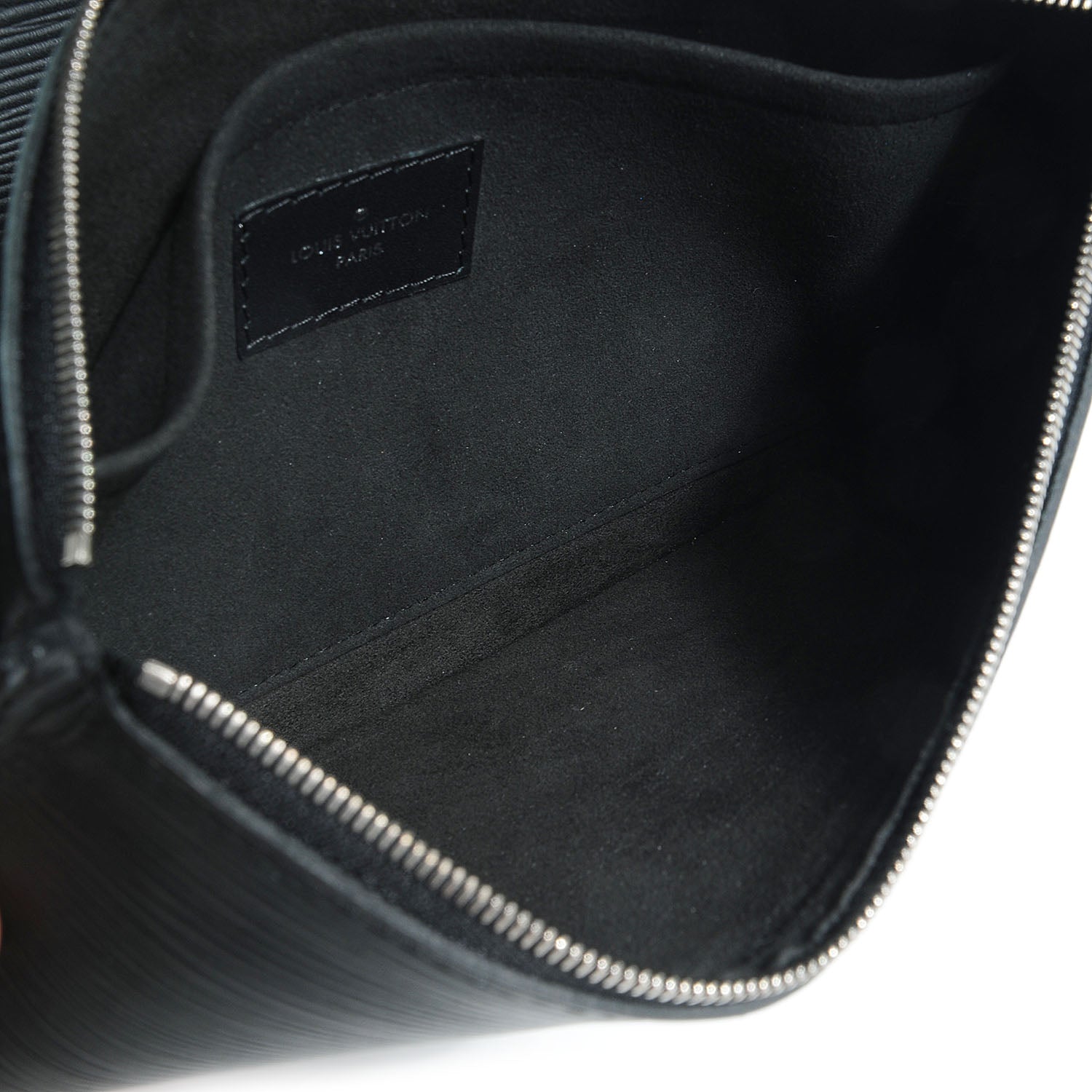 Louis Vuitton Epi Neverfull MM Black 9 of 11