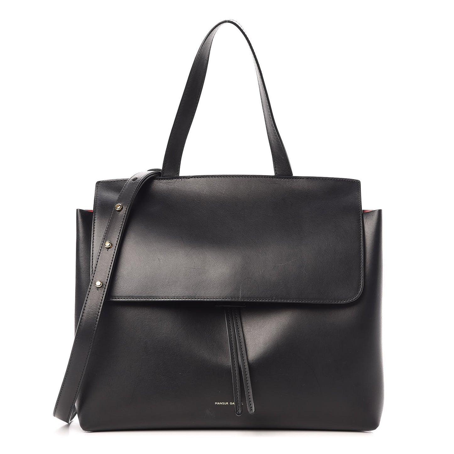 Calfskin Lady Bag Black Flamma