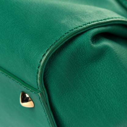 Jimmy Choo Grainy Calfskin Small Ramona Satchel Green 10 of 25