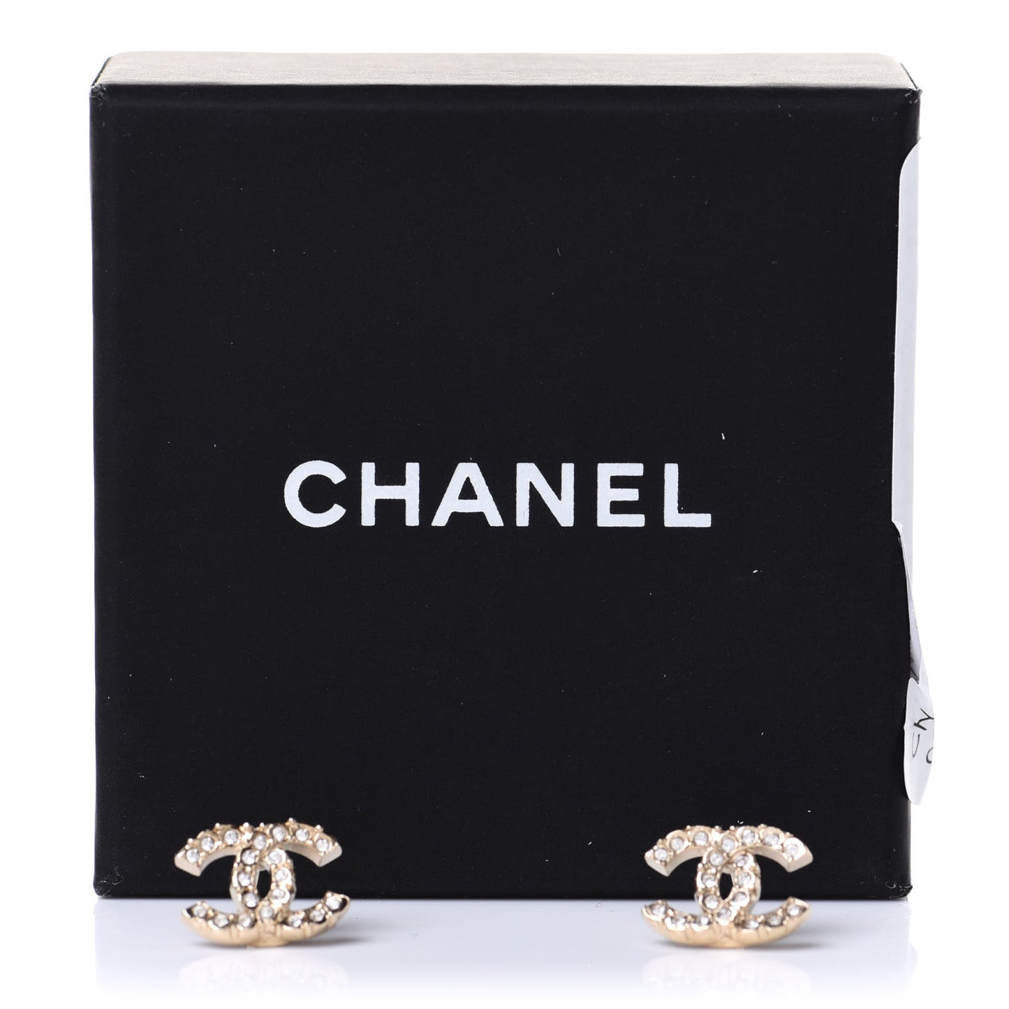 Crystal CC Earrings Gold