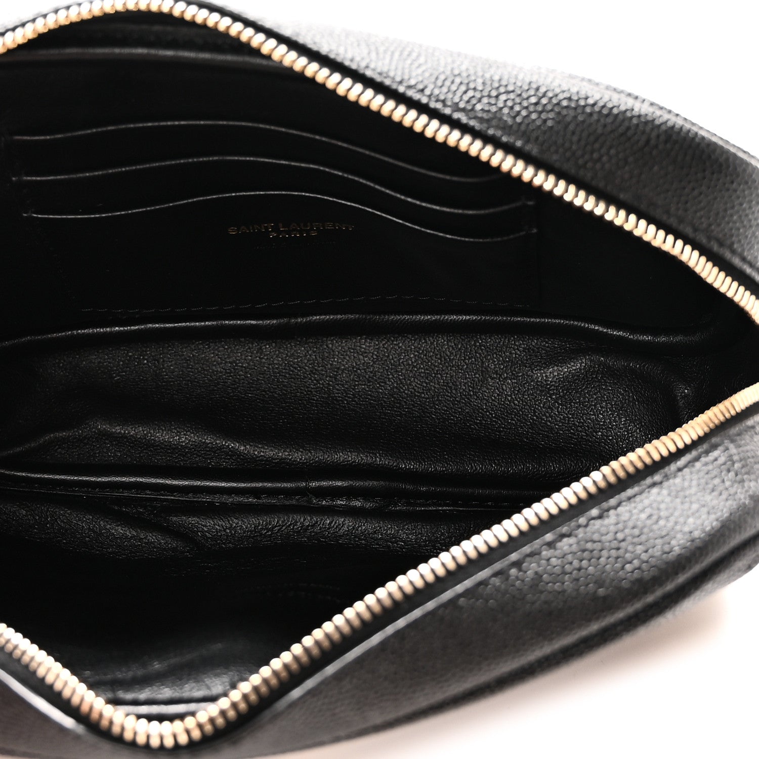 Saint Laurent Grain De Poudre Matelasse Monogram Mini Lou Camera Bag Black 5 of 10