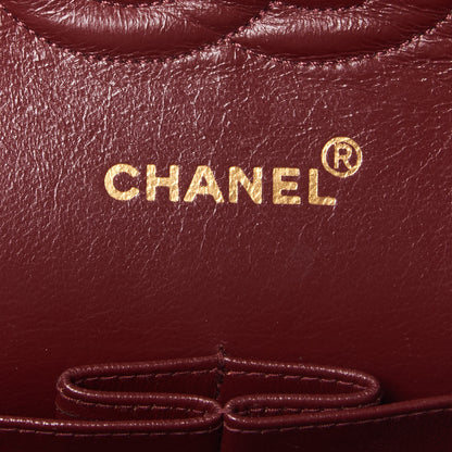 Chanel Lambskin Quilted Medium Double Flap Black 8 of 9