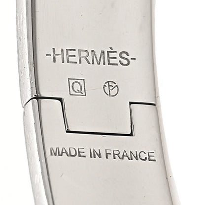 Hermes Enamel Narrow Clic Clac H Bracelet PM White 5 of 5