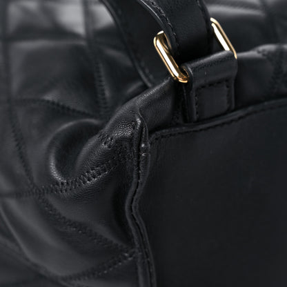 Givenchy Rubberized Canvas Quilted Duo Backpack Black 10 of 13