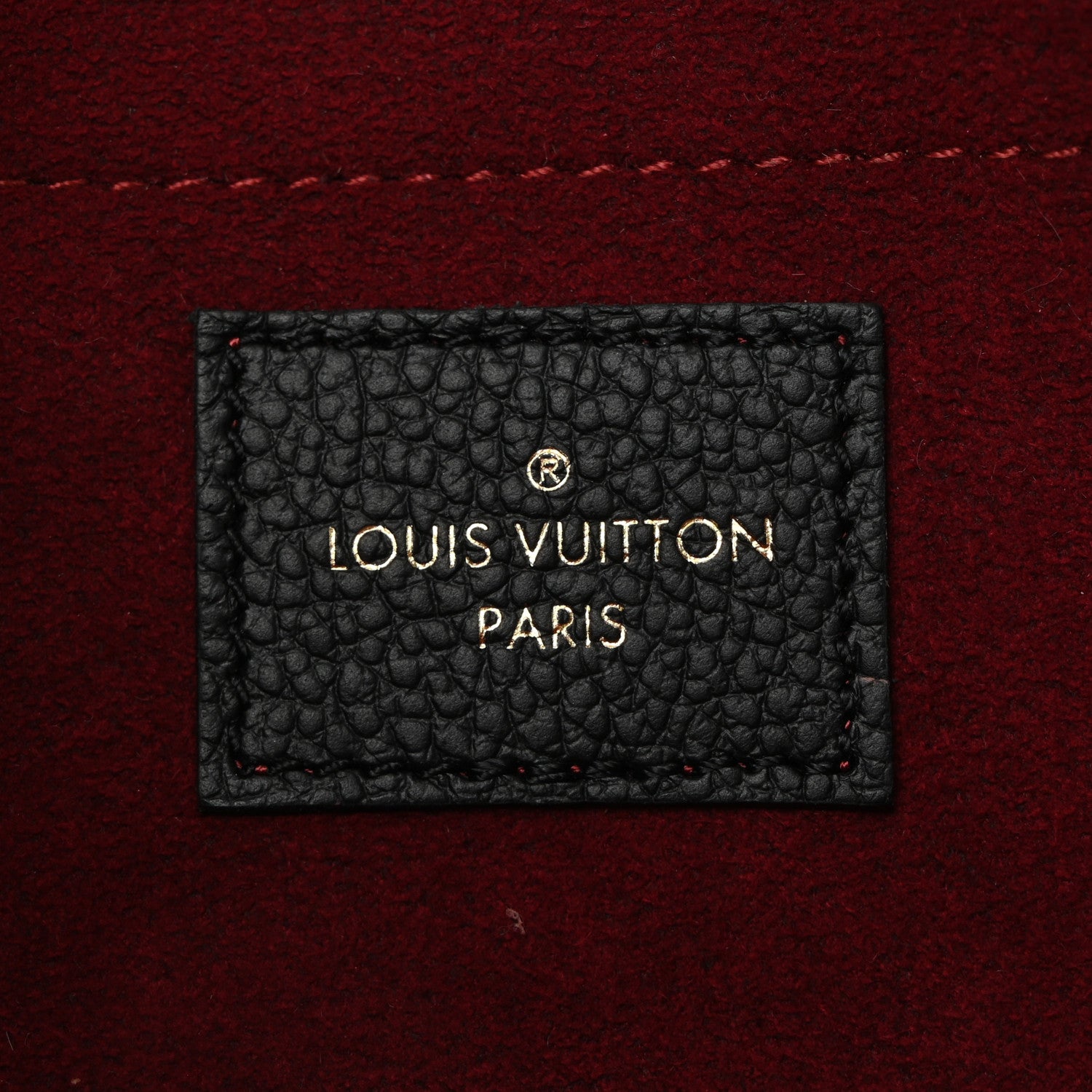 Louis Vuitton Empreinte Monogram Giant Felicie Pochette Black Beige 7 of 10