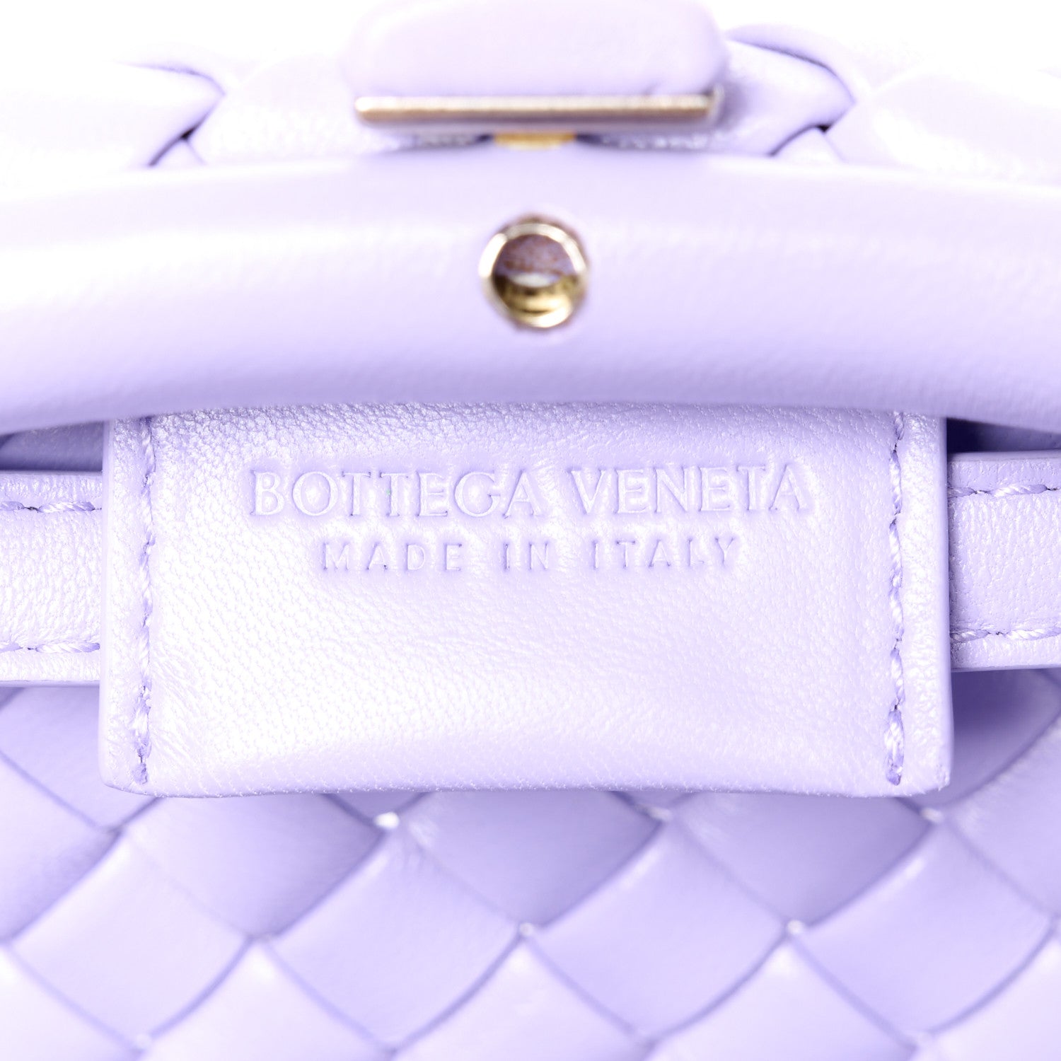 Bottega Veneta Nappa Intreccio Mini Padded Handle Bag Wisteria 6 of 9