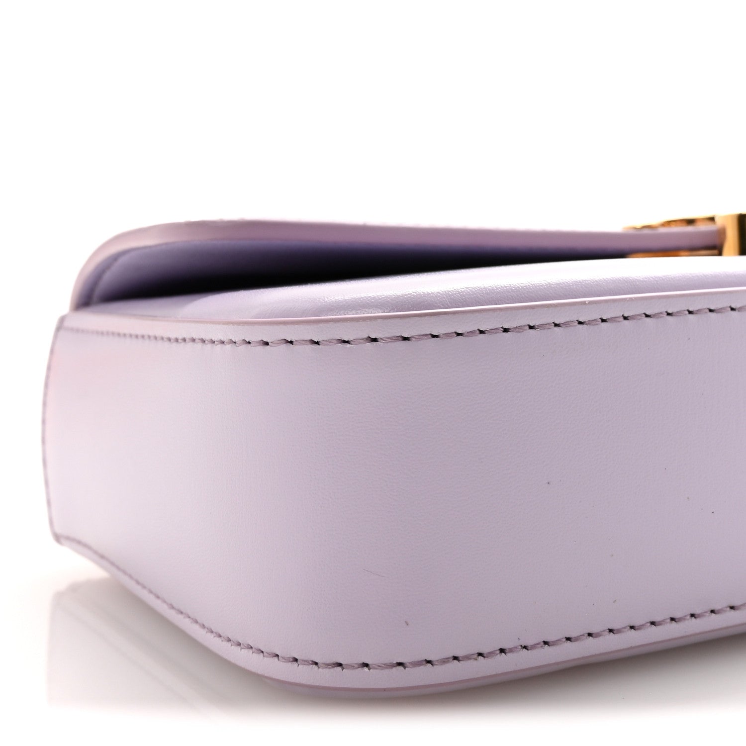 Celine Shiny Calfskin Triomphe Chain Shoulder Bag Light Lavender 9 of 11