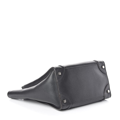 Celine Drummed Calfskin Mini Luggage Black 4 of 9