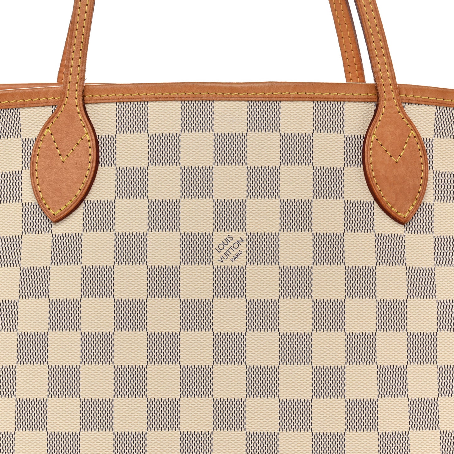 Damier Azur Neo Neverfull MM Rose Ballerine