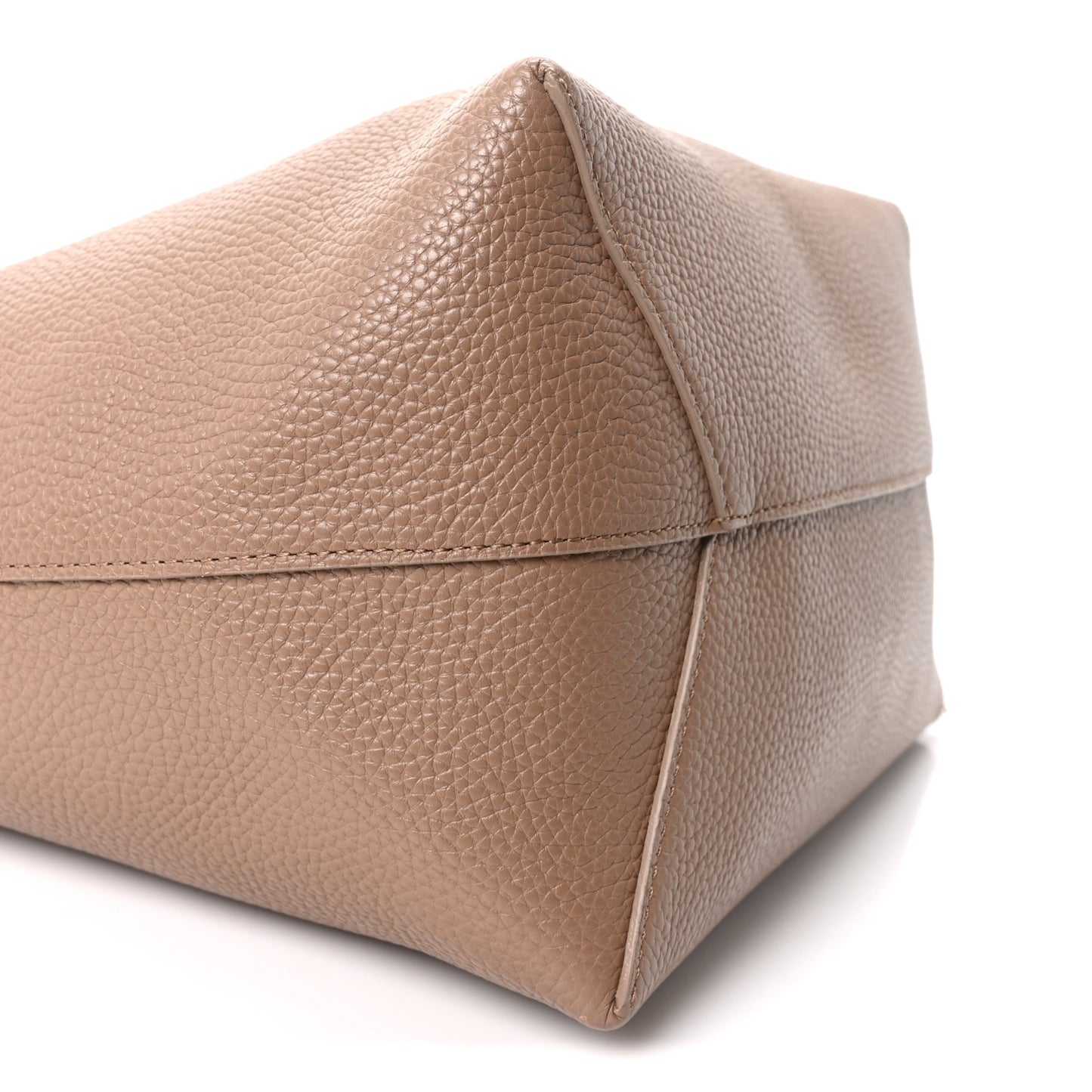 Pebbled Calfskin Small Everyday Cabas Biscotto