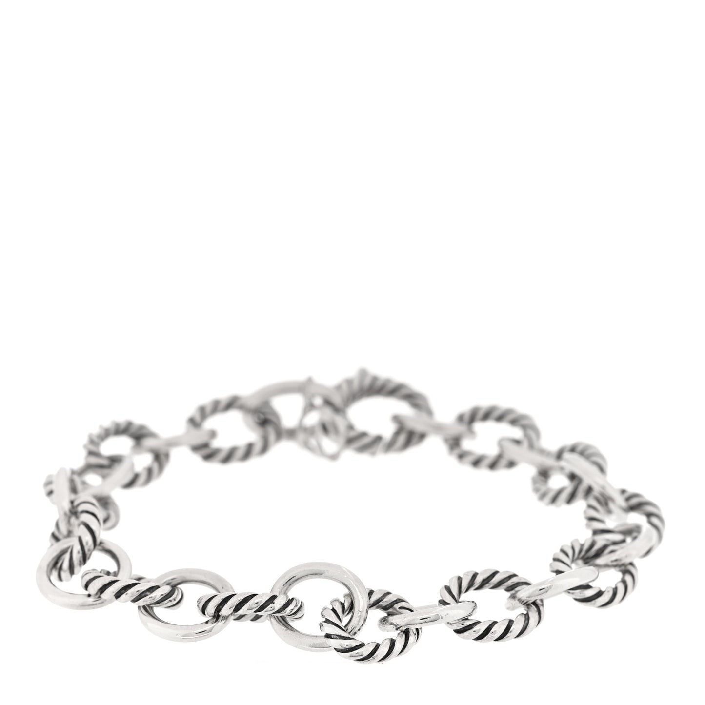 Sterling Silver 10mm Medium Oval Link Bracelet