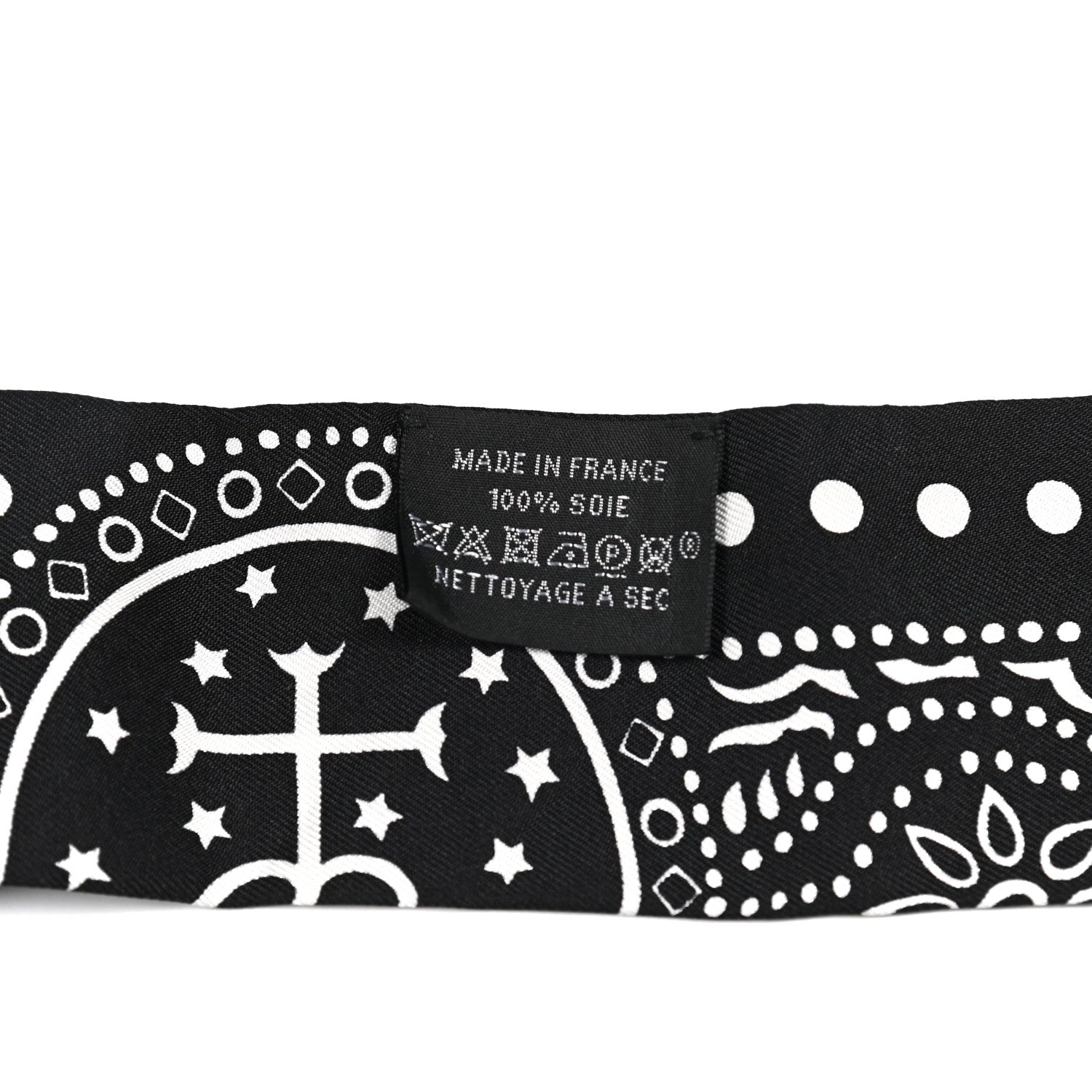 Hermes Silk Entre Ciel Et Mer Twilly Black White 2 of 5