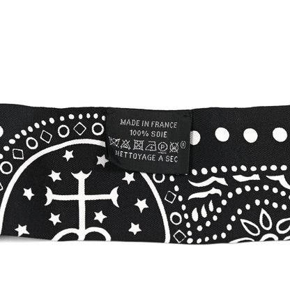 Hermes Silk Entre Ciel Et Mer Twilly Black White 2 of 5