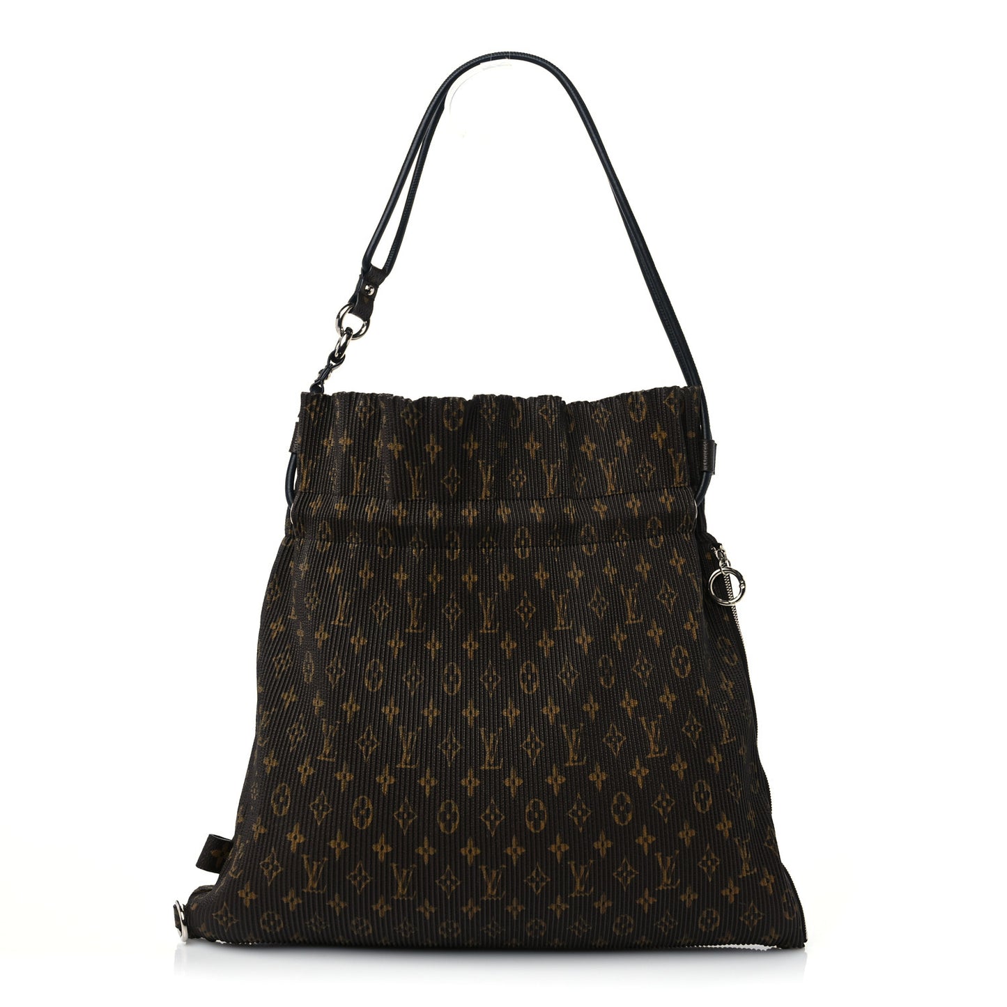 Monogram Canvas Pleated Explorer Bag MM