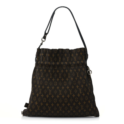 Louis Vuitton Monogram Canvas Pleated Explorer Bag MM 1 of 8
