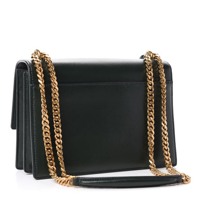 Saint Laurent Calfskin Medium Monogram Sunset Dark Green 3 of 11