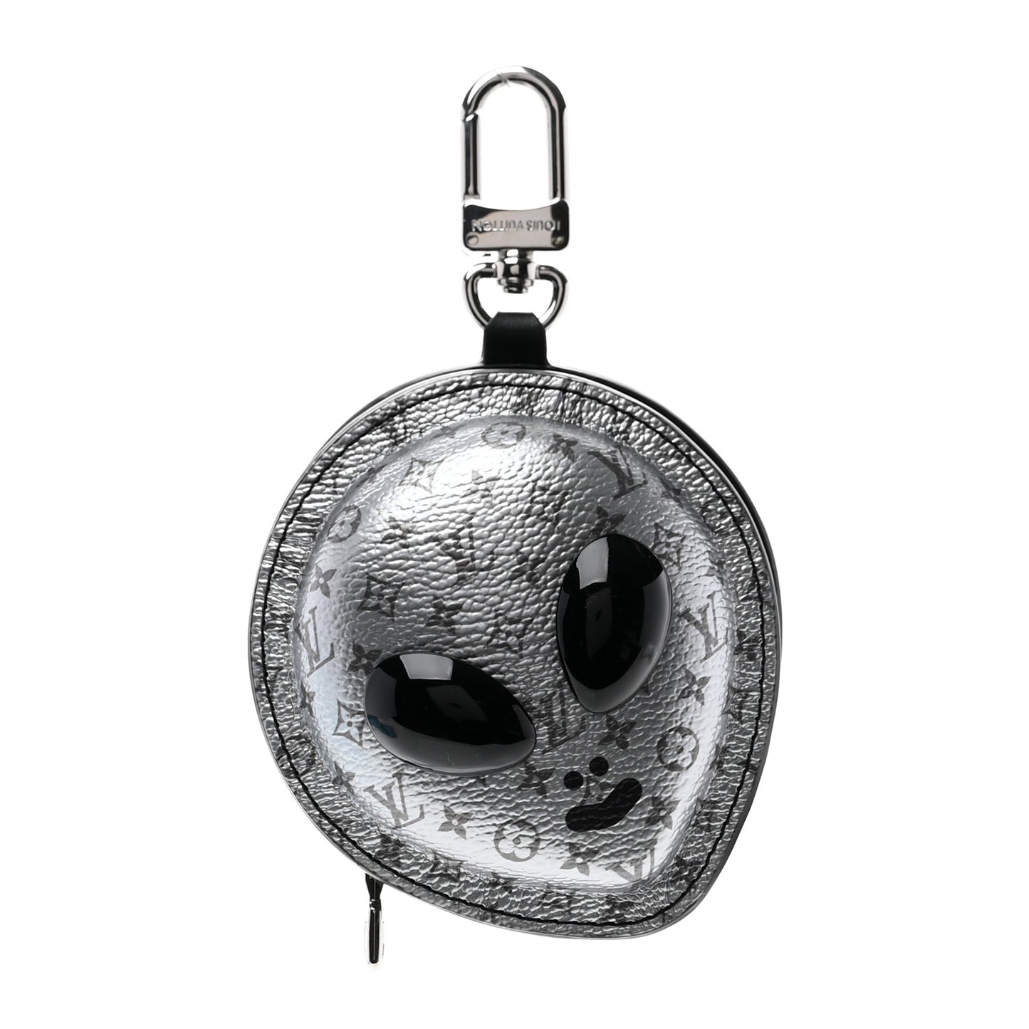 Monogram LV Alien Bag Charm Key Holder Grey