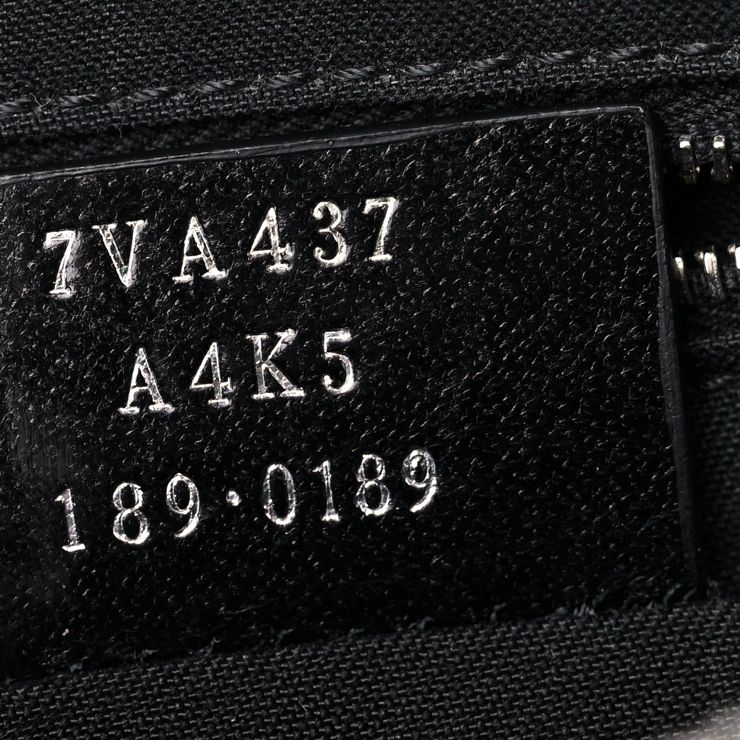 Vitello Century Bi-Color FF 1974 Embossed Messenger Maya Black