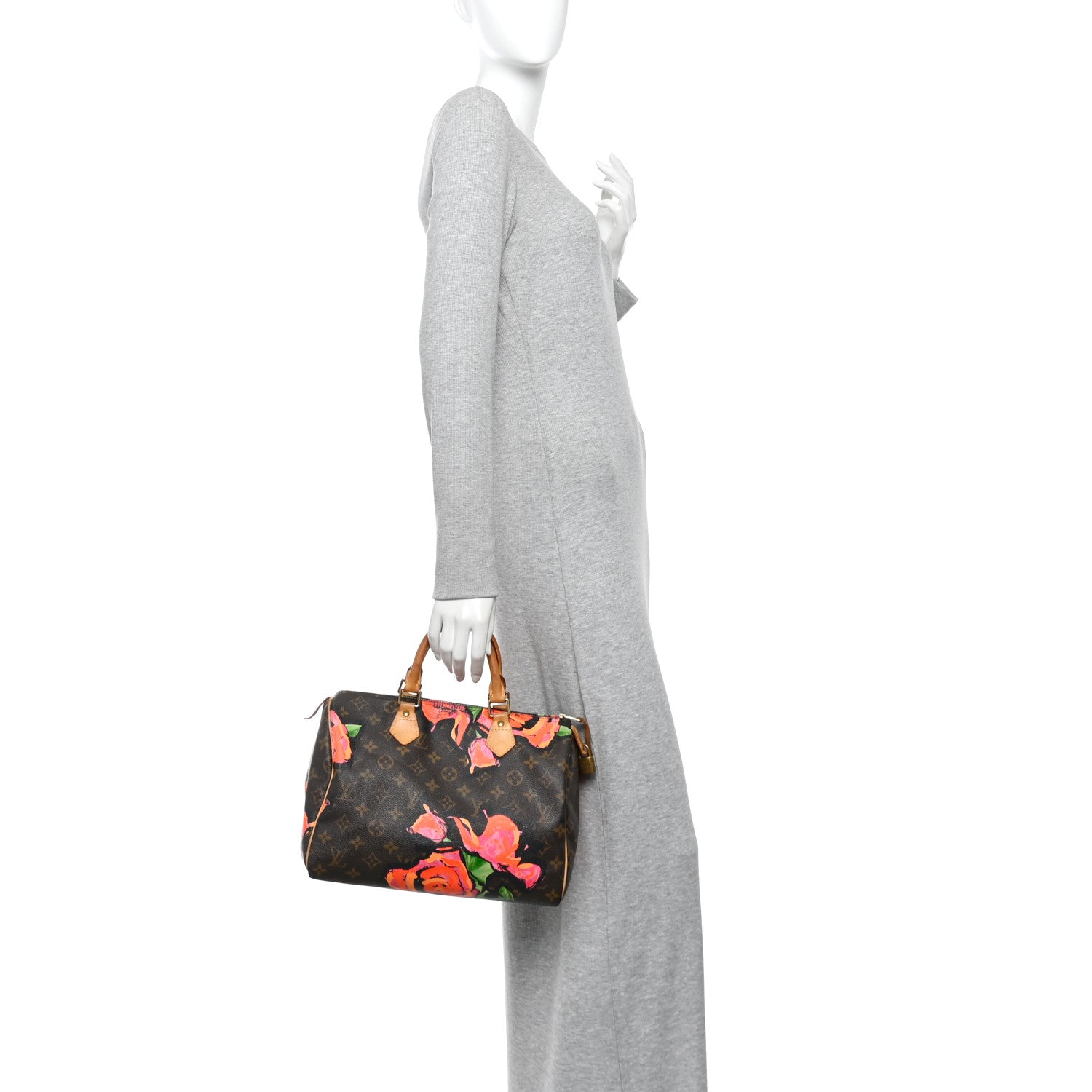 Louis Vuitton Monogram Roses Speedy 30 2 of 13