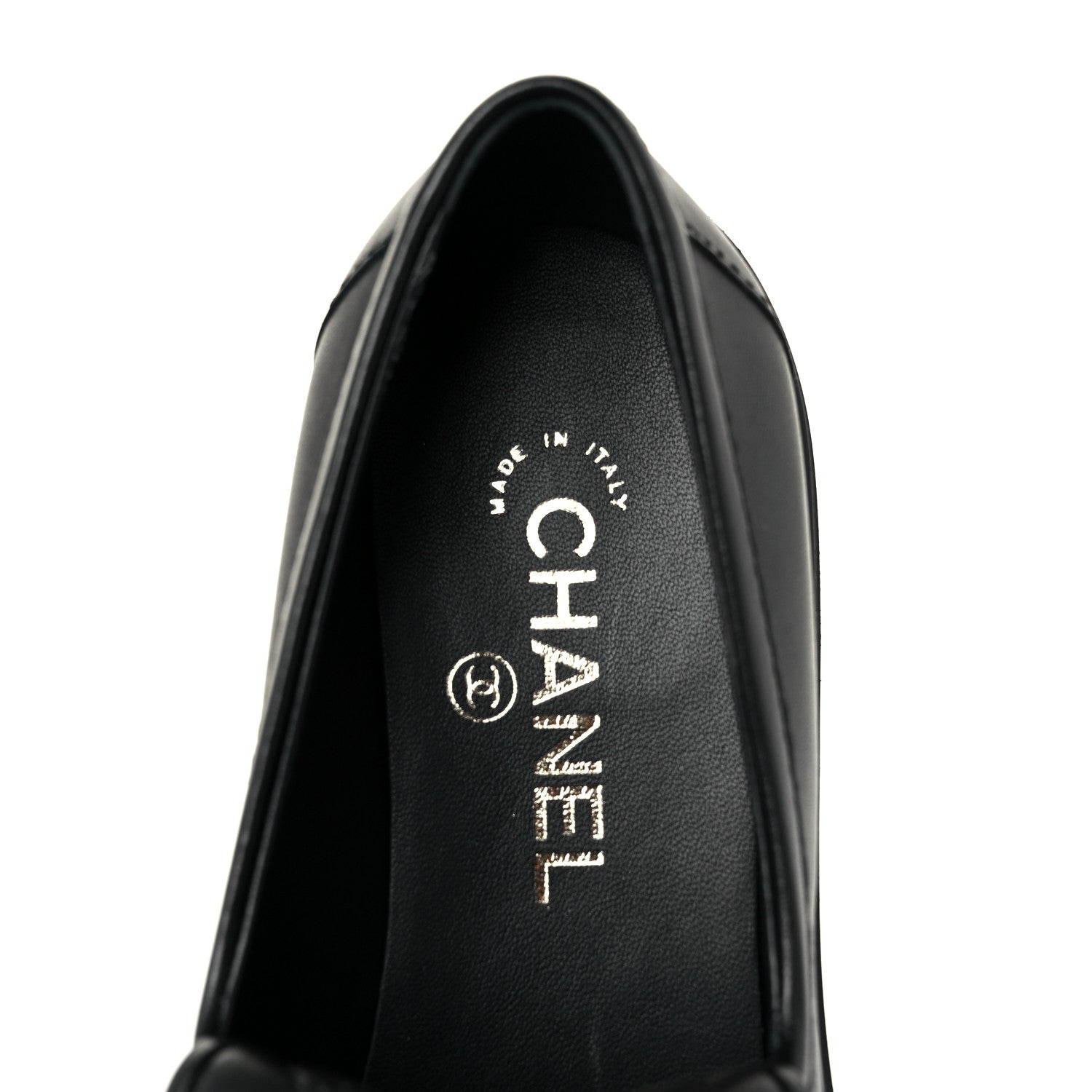 Chanel Lambskin Quilted CC Turnlock Loafers 39 Black 6 of 8