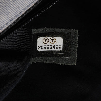 Chanel Patchwork Jumbo Single Flap Blue 8 of 8