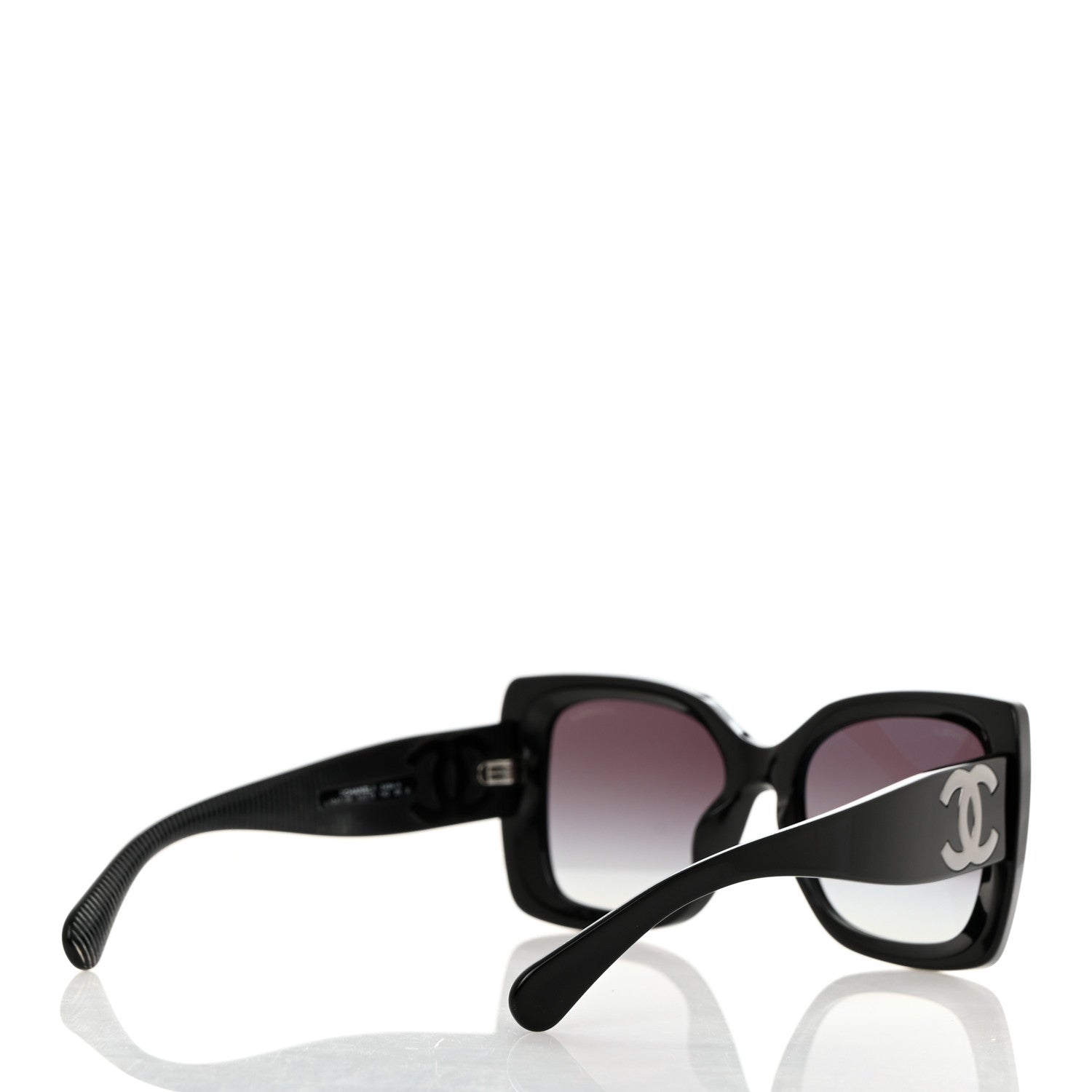 Chanel Square CC Sunglasses 5494-A Black 4 of 10