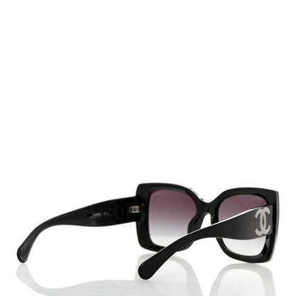 Chanel Square CC Sunglasses 5494-A Black 4 of 10
