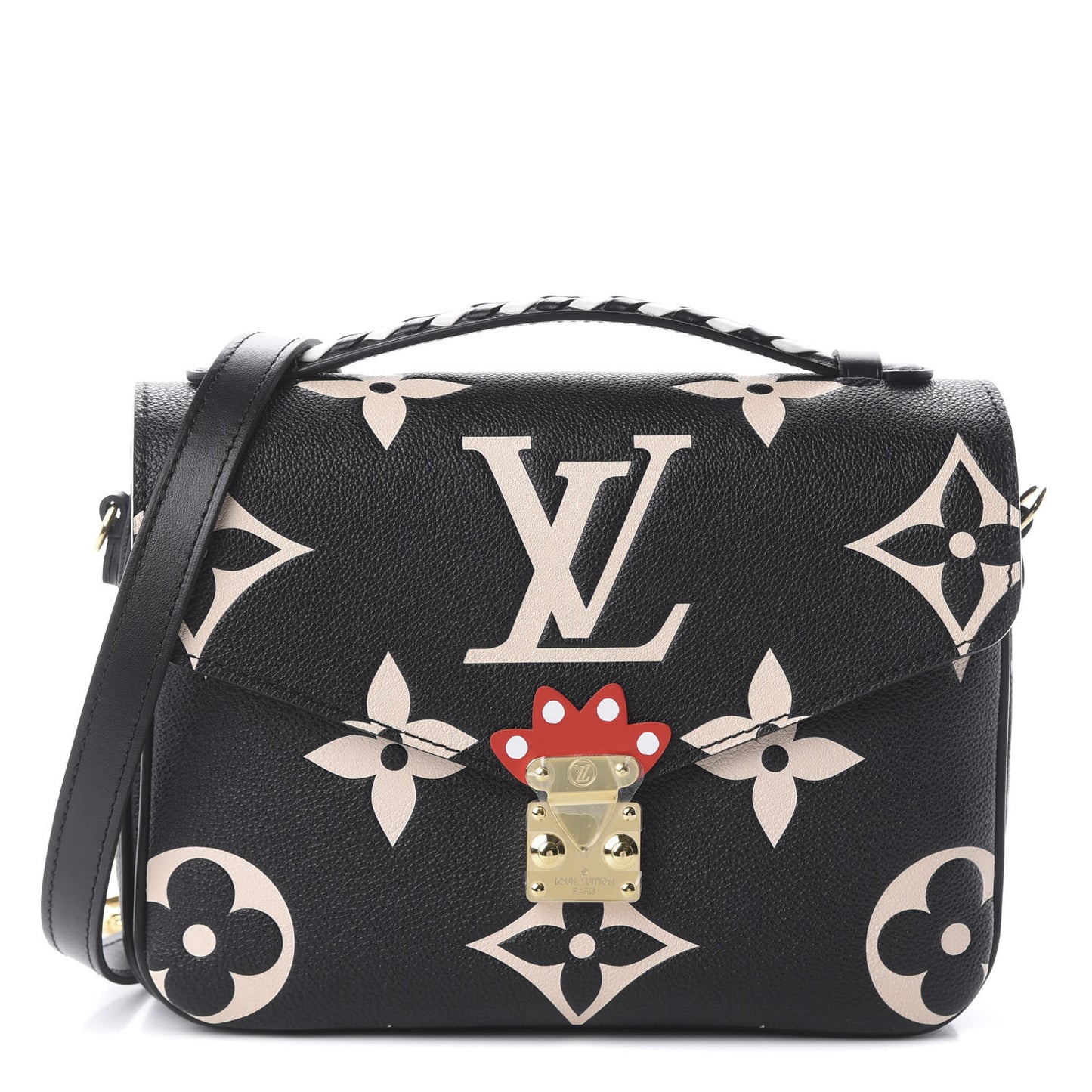 Empreinte Monogram Giant Crafty Pochette Metis Black Creme