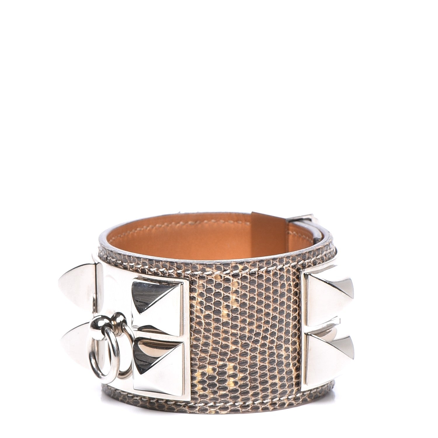 Hermes Lizard Collier De Chien CDC Bracelet S Ombre 1 of 4